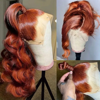 WDBY Beauty – Lavender Purple Long Body Wave Lace Front Wig (13x4 Synthetic / Blend, Heat‑Resistant, Cosplay & Daily Wear)