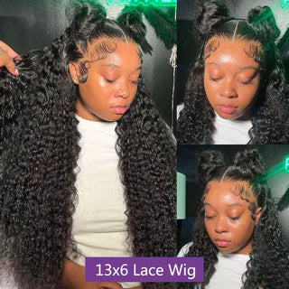 WDBY Beauty 250% Density Deep Wave HD Lace Frontal Wig – Brazilian Human Hair Wig 13x6