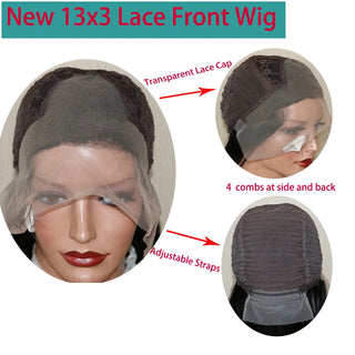 WDBY Beauty – Light Brown Blonde Highlight 360 Full Lace Front Wig (13x6 HD Lace Frontal)