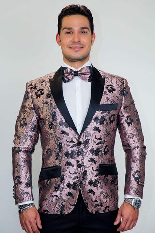 floral slim fit blazer Floral Slim Fit Blazer