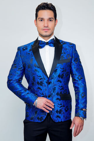 floral slim fit blazer Floral Slim Fit Blazer