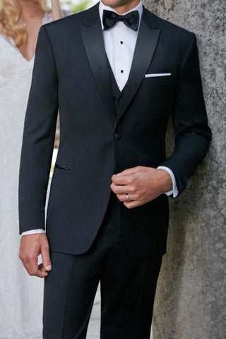 Milan Black Tuxedo Jacket Peak Separates