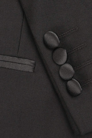 black luxury tuxedo jacket Luxury Wool Blend